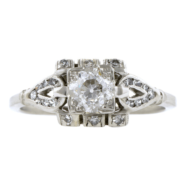 Vintage Diamond Engagement Ring, Old Euro 0.50ct:: Doyle & Doyle