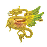 Enamel* Dragon Pin::Doyle & Doyle