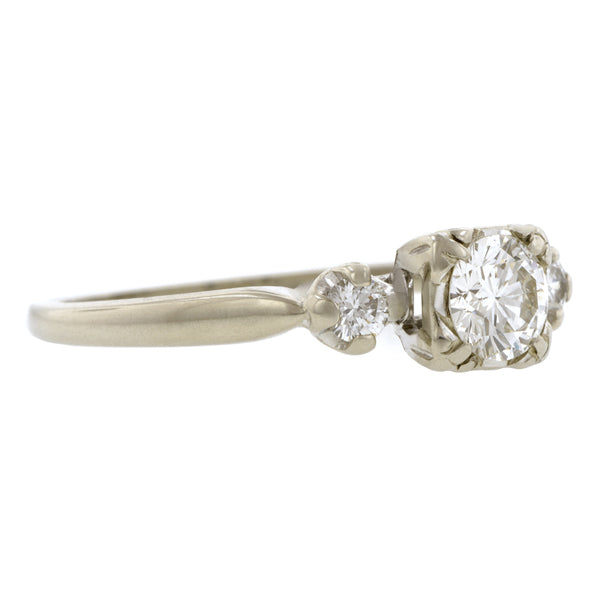 Vintage Diamond Engagement Ring, RBC 0.35ct:: Doyle & Doyle