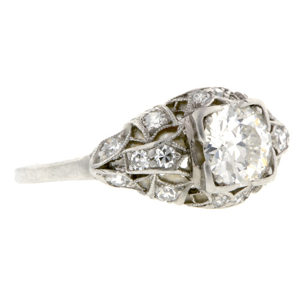 Art Deco Engagement Ring, Old Euro 0.60ct :: Doyle & Doyle