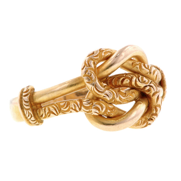 Victorian Double Love Knot Ring::Doyle & Doyle