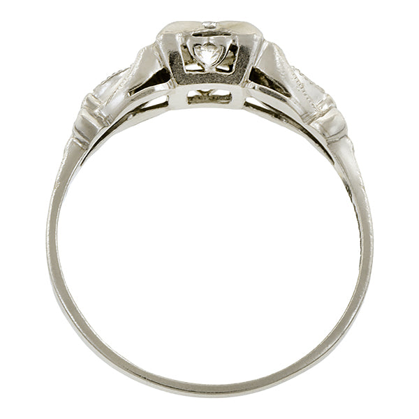 Vintage Diamond Engagement Ring, RBC 0.26ct :: Doyle & Doyle