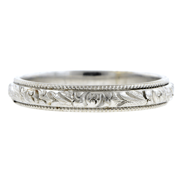 Vintage Patterned Wedding Band:: Doyle & Doyle