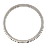 Contemporary ring: a Platinum Sapphire Eternity Wedding Band sold by Doyle & Doyle vintage and antique jewelry boutique.