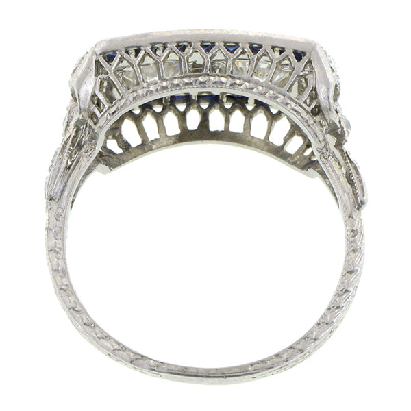 Edwardian Twin Stone Diamond Ring :: Doyle & Doyle