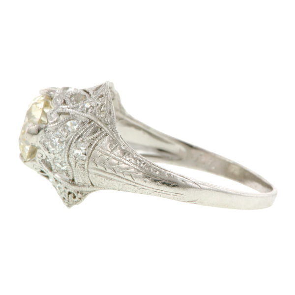 Art Deco Engagement Ring, Old Euro 1.15ct  :: Doyle & Doyle