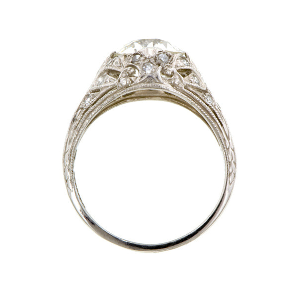 Edwardian Style Engagement Ring, Old Euro 2.01ct:: Doyle & Doyle