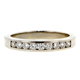 Estate Diamond Wedding Band Ring, Platinum, sold by Doyle & Doyle an antique & vintage jewelry store.