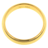 Contemporary ring: a Yellow Gold 18ky Comfort Fit Wedding Band Ring, 5mm sold by Doyle & Doyle vintage and antique jewelry boutique.