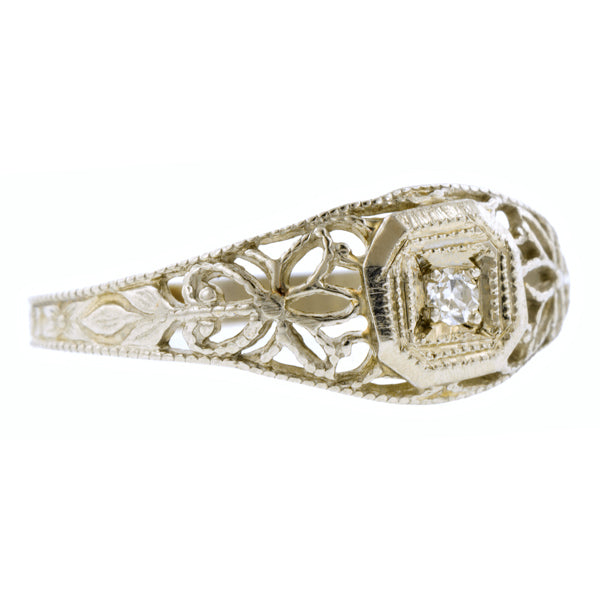 Art Deco Diamond Baby Ring
