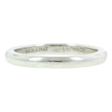 Vintage ring: a Platinum Wedding Band sold by Doyle & Doyle vintage and antique jewelry boutique.