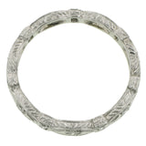 Contemporary ring: a Platinum Diamond .20ctw Eternity Band sold by Doyle & Doyle vintage and antique boutique.