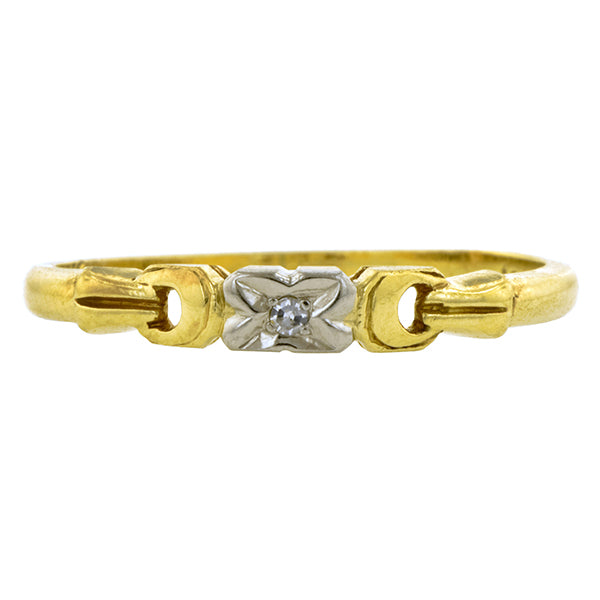 Vintage Diamond Wedding Band Ring::Doyle & Doyle