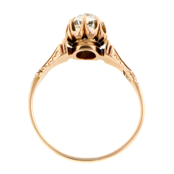 Victorian Diamond Engagement Ring, Old Mine 1.05ct:: Doyle & Doyle