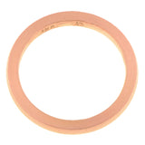 Comfort Fit Rose Gold Wedding Band Ring:: Doyle & Doyle