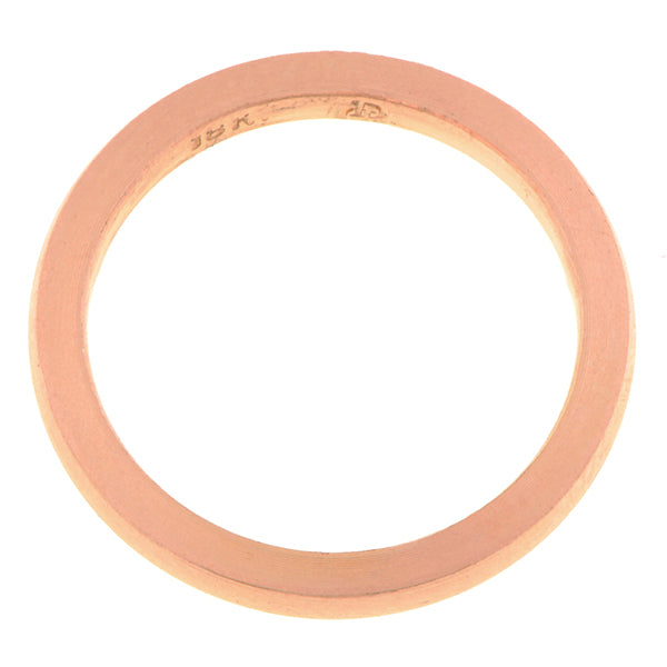 Comfort Fit Rose Gold Wedding Band Ring:: Doyle & Doyle