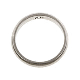 Estate ring: a Platinum Half Round Wedding Band sold by Doyle & Doyle vintage and antique jewelry boutique.
