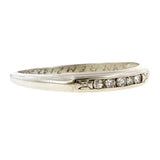 Vintage Diamond Wedding Band::Doyle & Doyle