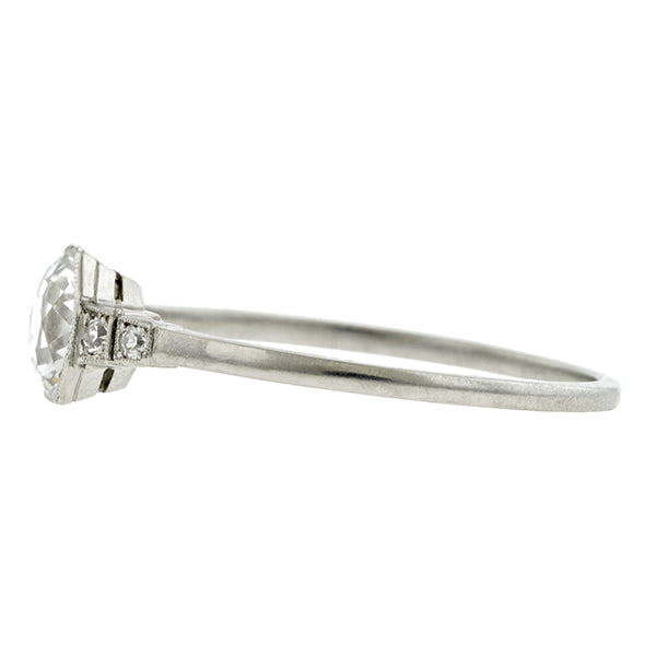 Art Deco Diamond Engagement Ring, Old Euro 0.72ct:: Doyle & Doyle