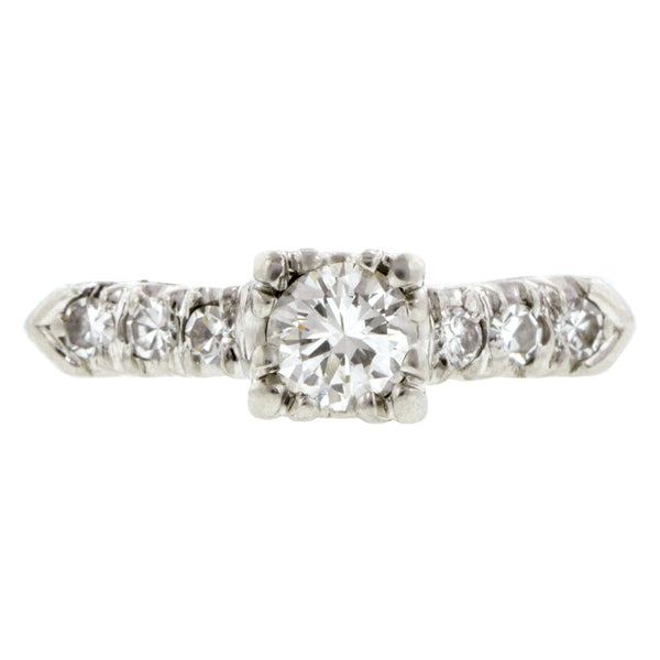 Vintage Engagement Ring, RBC  0.34ct :: Doyle & Doyle