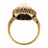 Antique Moonstone & Diamond Ring:: Doyle & Doyle