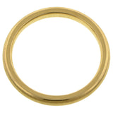 Comfort Fit Wedding Band Ring, 2mm 18ky