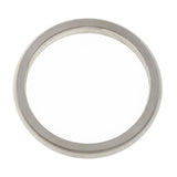 Contemporary ring: a White Gold Comfort Fit Wedding Band sold by Doyle & Doyle vintage and antique jewelry boutique.