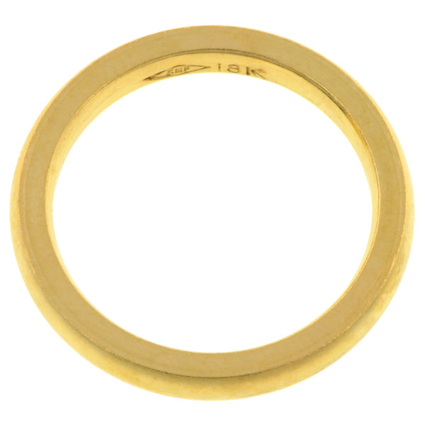 Comfort Fit Wedding Band Ring, 2.5mm 18ky