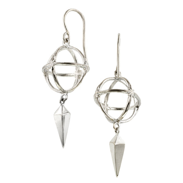 Globe Drop Earrings-Heirloom by Doyle & Doyle::