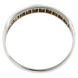Vintage Wedding Band Ring, Diamond and Platinum, sold by Doyle & Doyle vintage and antique jewelry boutique.