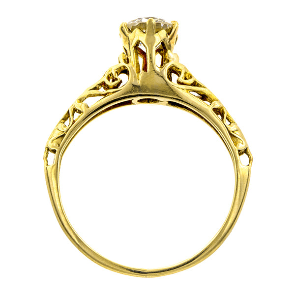 Vintage Engagement Ring, Circular 0.50ct:: Doyle & Doyle