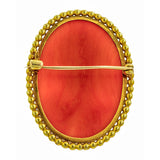 Victorian Coral Bacchante Cameo:: Doyle & Doyle