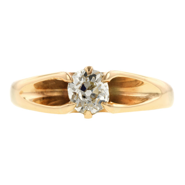 Vintage Diamond Solitaire Engagement Ring, Old Mine 0.55ct:: Doyle & Doyle