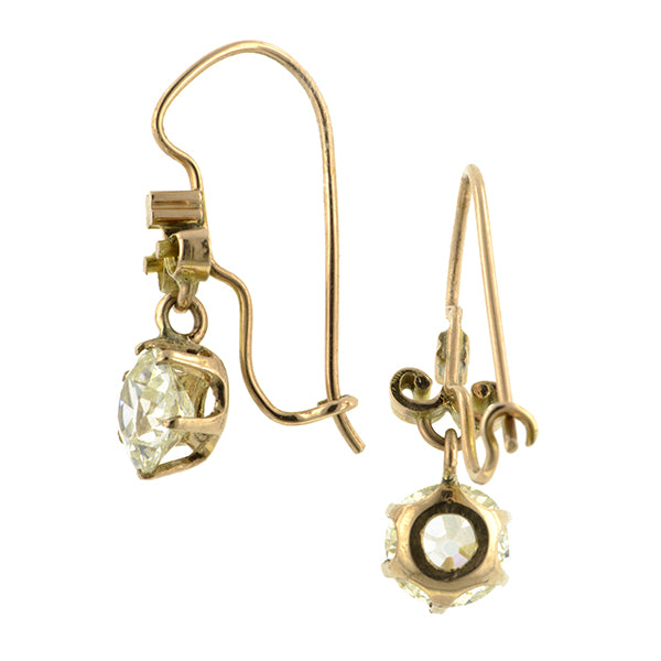 Victorian Diamond Drop Earrings:: Doyle & Doyle