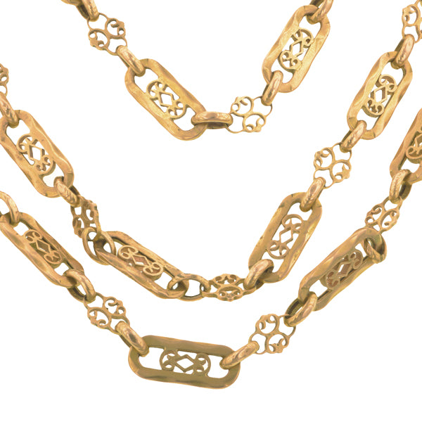 Antique Long Chain Necklace::Doyle & Doyle