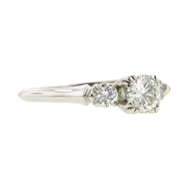 Vintage Engagement Ring, RBC 0.35ct::Doyle & Doyle