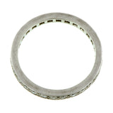 Bead Set Diamond Eternity Wedding Band Ring sold by Doyle & Doyle vintage and antique jewelry boutique.