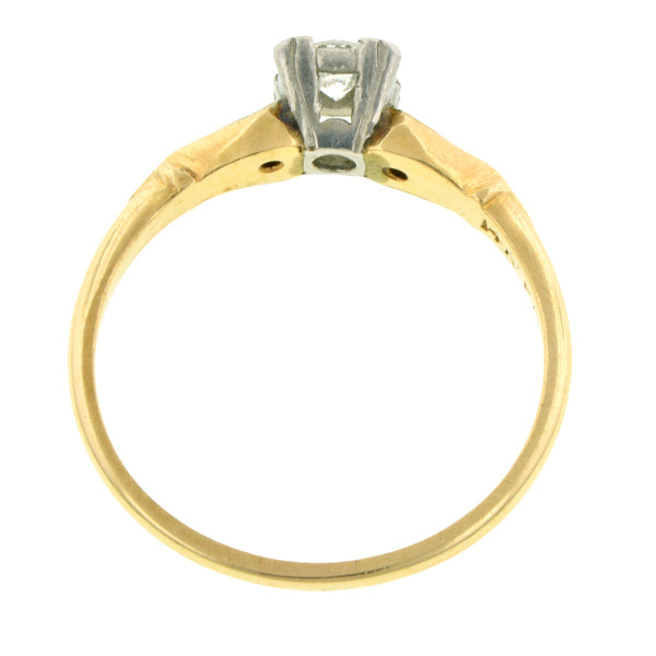 Vintage Engagement Ring, RBC 0.21ct::Doyle & Doyle