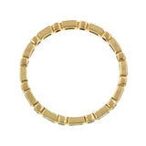 Baguette & Round Diamond Bezel Set Eternity Wedding Band Ring sold by Doyle & Doyle vintage and antique jewelry boutique.