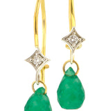 Diamond & Briolette Earrings- Heirloom by Doyle & Doyle