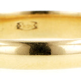 Half Round Gold Wedding Band