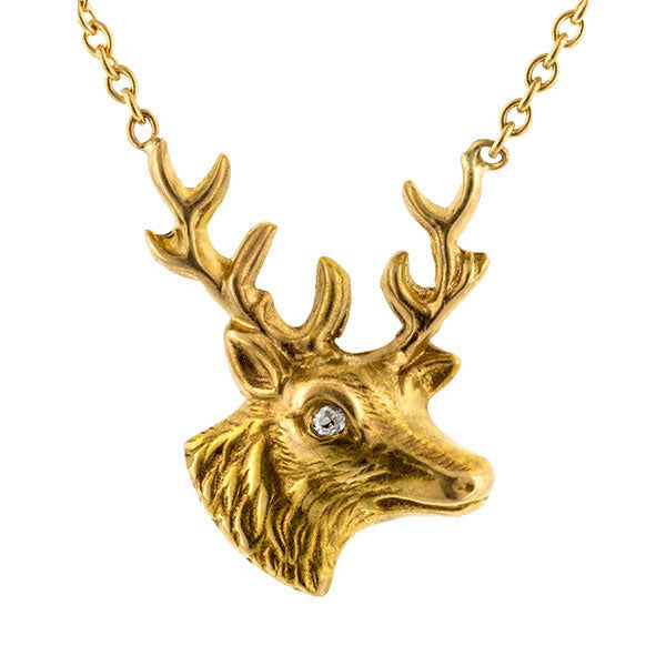 Victorian Deer Necklace :: Doyle & Doyle