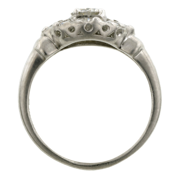 Vintage Diamond Engagement Ring, RBC 0.43ct:: Doyle & Doyle