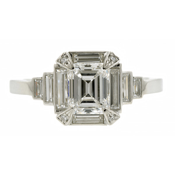 Diamond Engagement Ring, EM 1.06ct::