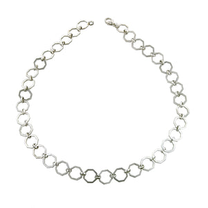 Octagonal Link Chain Necklace-Heirloom by Doyle & Doyle