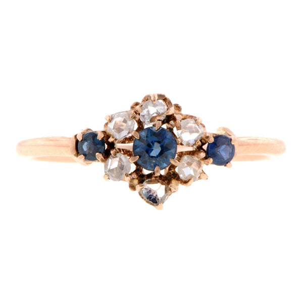Victorian Sapphire & Diamond Ring:: Doyle & Doyle