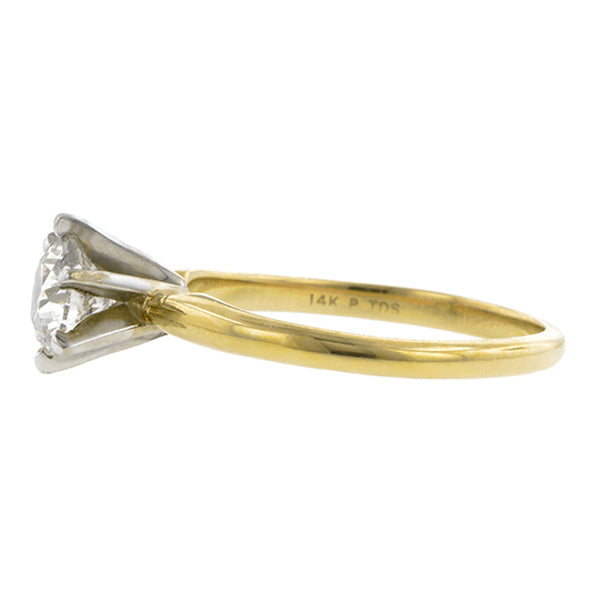 Vintage Diamond Solitaire Engagement Ring, RBC 0.80ct:: Doyle & Doyle
