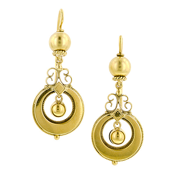 Victorian Drop Earrings::Doyle & Doyle