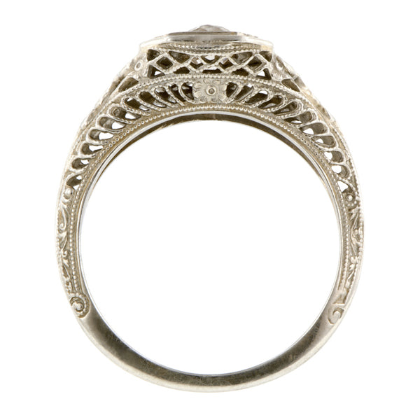 Vintage Engagement Ring, Old Mine 0.40:: Doyle & Doyle
