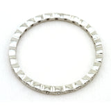 Contemporary ﻿Crossover Twist Diamond Wedding Band sold by Doyle & Doyle vintage and antique jewelry boutique.